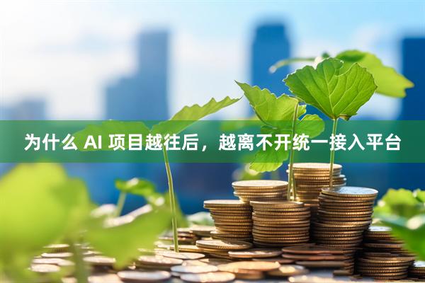 为什么 AI 项目越往后，越离不开统一接入平台