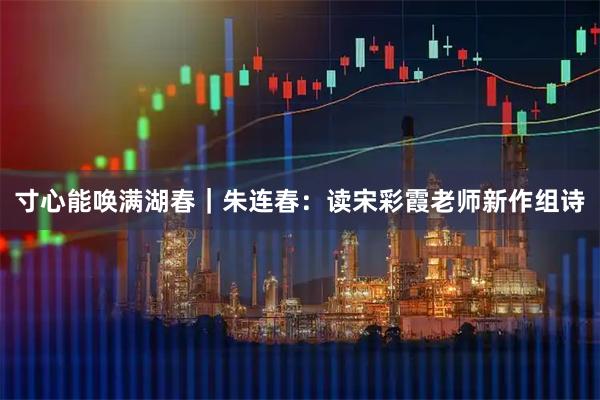 寸心能唤满湖春｜朱连春：读宋彩霞老师新作组诗