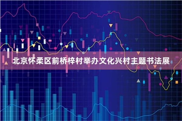 北京怀柔区前桥梓村举办文化兴村主题书法展